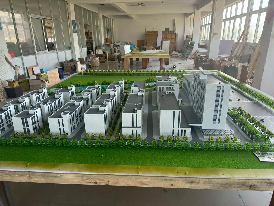 沙盘模型 国千智谷数字产业园项目办公大楼安装纪实